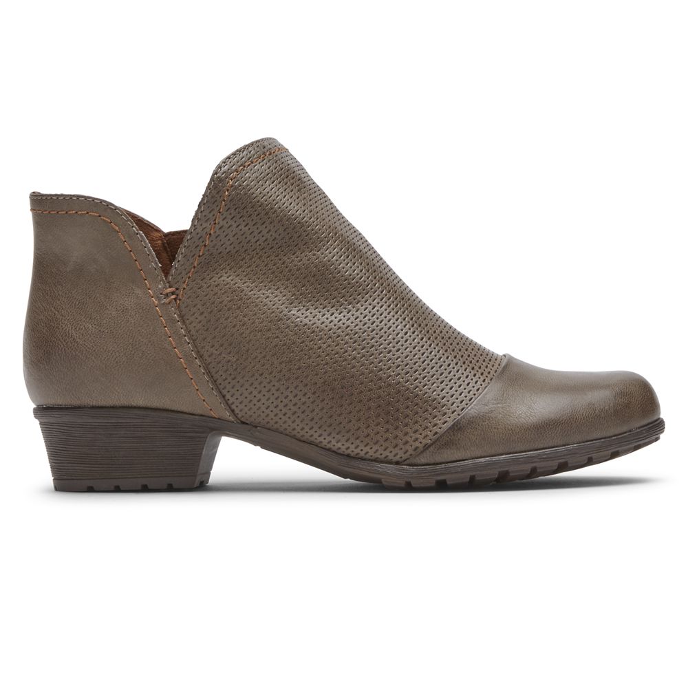 Botins Mulher Rockport Cobb Hill Gratasha V-Cut Taupe,Portugal VSGAP-5130